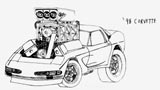 1998 Corvette drawing 