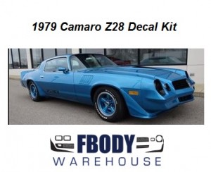 1979 Camaro Z28 FULL Decal Kit All Factory colors! FREE SHIPPING