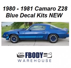 1980 1981 Camaro Z28 Decal Kit All Factory Colors!