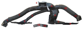 thumbnail image 2 of Center Dash Air Vent Deflector Set For 1979-1981 Camaro With A/C – MCI DAS-637-2 2 of 3