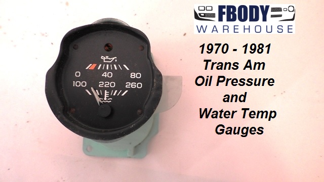 Oil Pressure Sending Unit For 70-81 Pontiac Firebird Trans Am 301 400 455 - With Gauges, Standard Brand PS155T