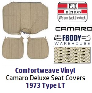 1973 Camaro High Back Seat Covers Deluxe Tyle LT Vinyl PUI ... 1973 Camaro High Back Seat Covers Deluxe Tyle LT Vinyl PUI ...