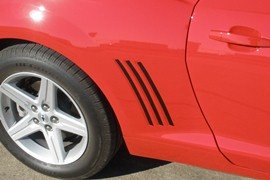 2010 - 2013 Camaro Side Body "Gill" Decals SOLID 20 Colors Available!