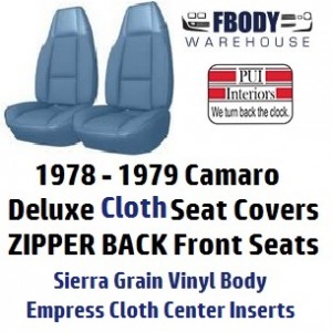 1979 Camaro High Back Seat Covers Deluxe cloth PUI Fbodywarehouse ... 1979 Camaro High Back Seat Covers Deluxe cloth PUI Fbodywarehouse ...